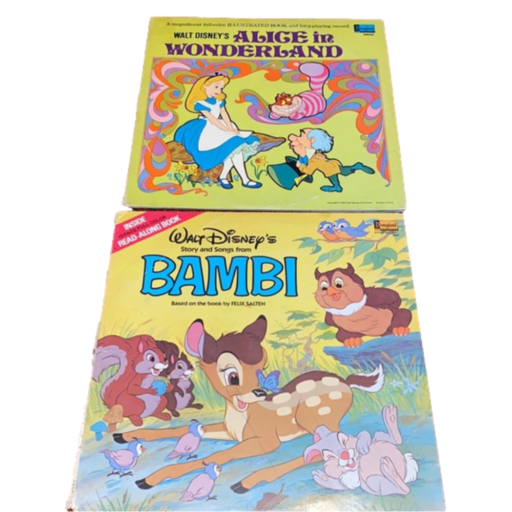 Vintage Disney Vinyl Records